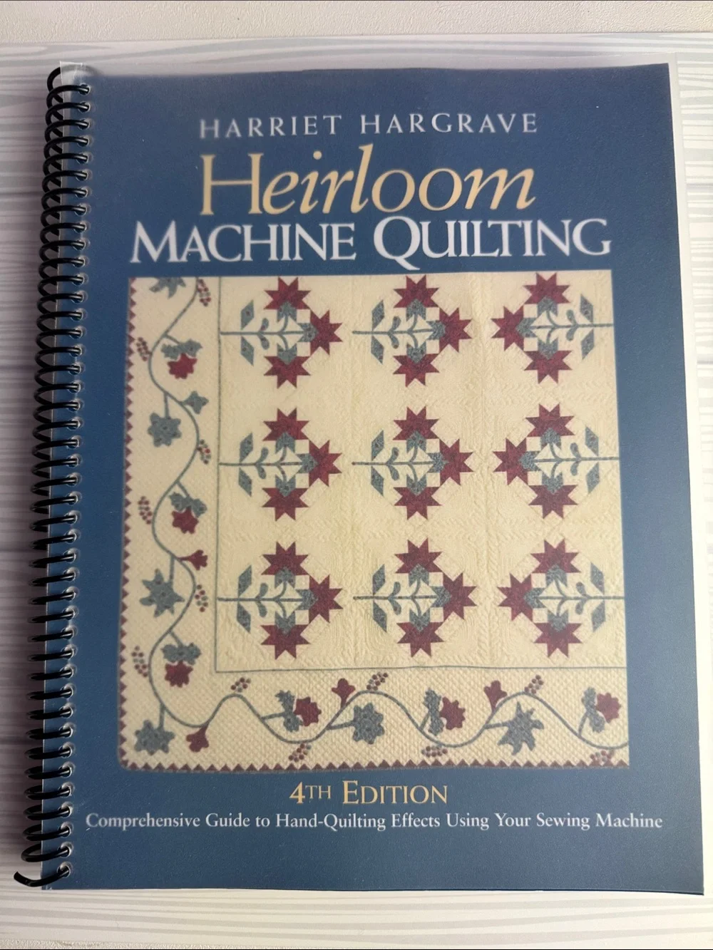 Harriet Hargrave Heirloom Machine Quilting Book Spiral Bound 3rd Edition Revised